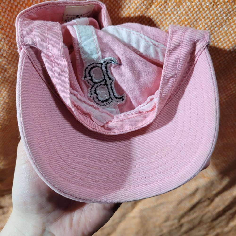'47 Kids Pink Baseball Cap with Black Letter (Boston) - Picture 2 of 9